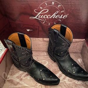 Lucchese cowboy booties
